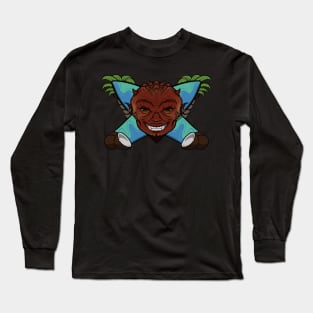 Surfing Devil (no caption) Long Sleeve T-Shirt